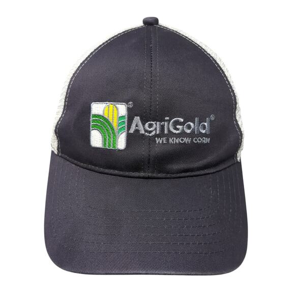 Agri Gold We Know Corn Snapback Trucker Hat Gray One Size K-Products Headwear - Picture 1 of 9